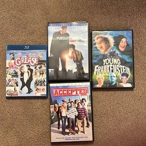 A bundle of four dvds 📀❤️😊